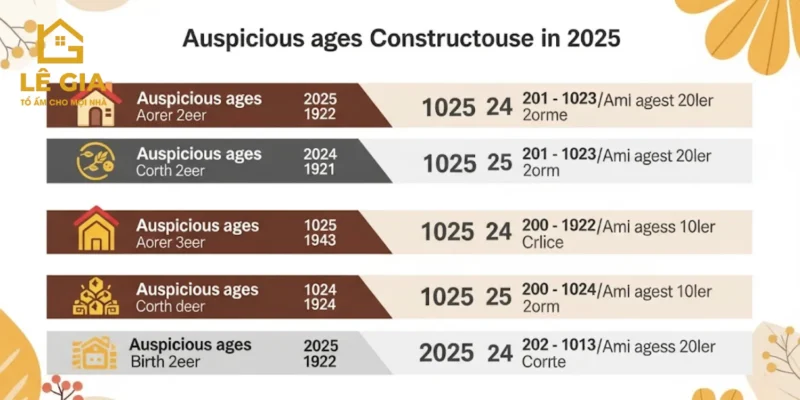 xem phong thủy tuổi làm nhà 2025
