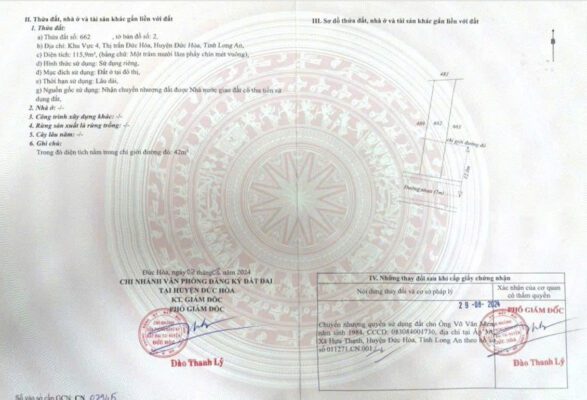pháp lý sổ hồng riêng nhà phố đức hòa