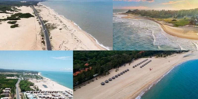 Khu vực ven biển Hồ Tràm - Bình Châu