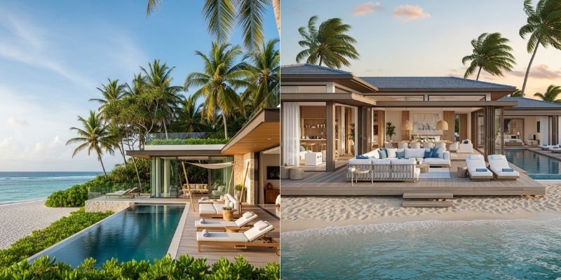 Phân loại mẫu biệt thự biển theo phong cách thiết kế và vị trí 