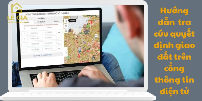 Cách tra cứu quyết định giao đất online?