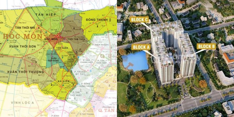 nhà phố Bà Điểm