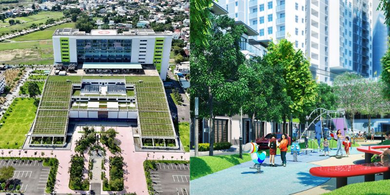 khu dan cu hoc mon gan truong hoc benh vien