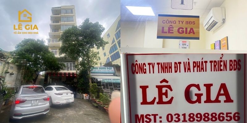 Trụ sở công ty Lê Gia Land tại 337–339 Phạm Văn Bạch, Tân Bình, TP. Hồ Chí Minh – nơi làm việc và tiếp khách hàng.