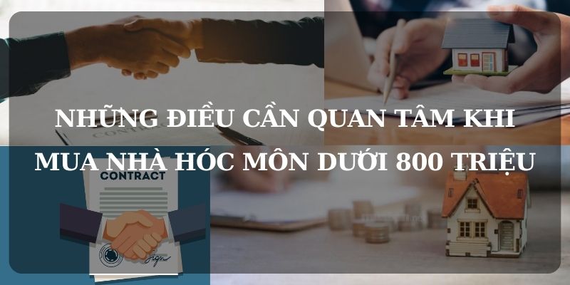nhà hóc môn dưới 800 triệu