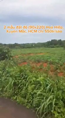 2 Mẫu Đất Đỏ Hòa Hiệp, Xuyên Mộc, TP Hồ Chí Minh 