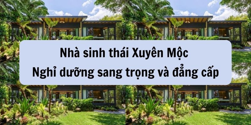 nhà sinh thái xuyên mộc