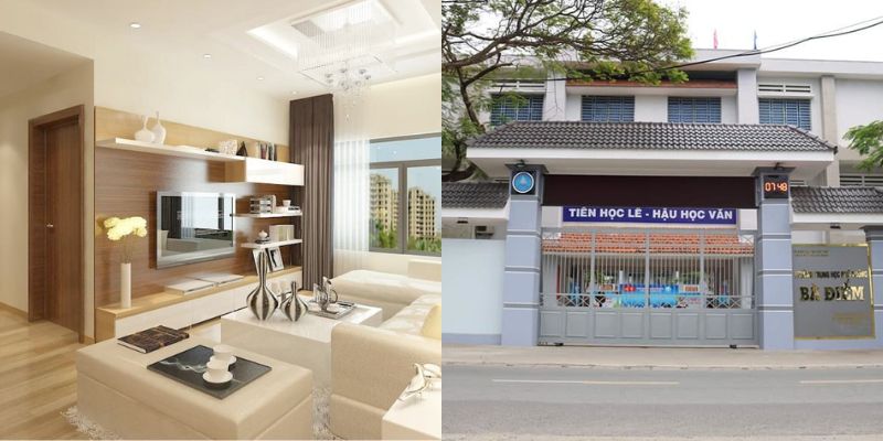 căn hộ bà điểm gần trường học