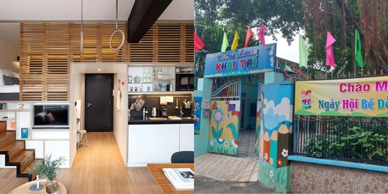 căn hộ bà điểm gần trường học