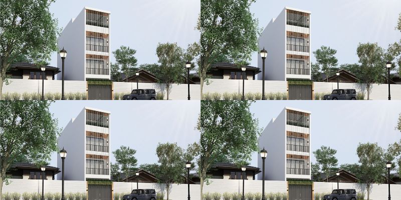 nhà phố mặt tiền Phan Văn Hớn