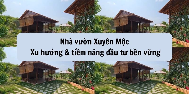nhà vườn xuyên mộc