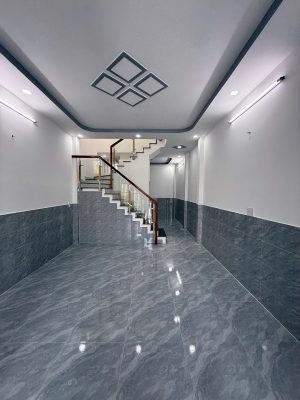 Nhà mới 4x12m, mặt tiền đường nhựa, KDC Trần Anh, SHR