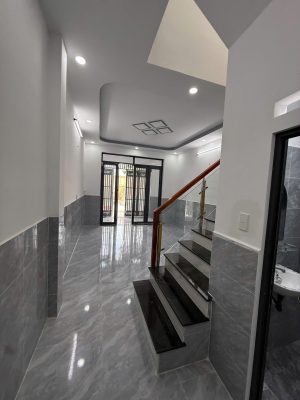 Nhà mới 4x12m, mặt tiền đường nhựa, KDC Trần Anh, SHR