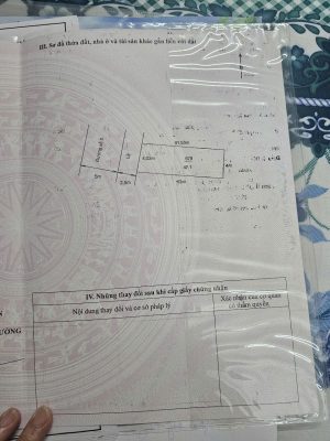 Sổ hồng riêng nhà mặt tiền gò hưu