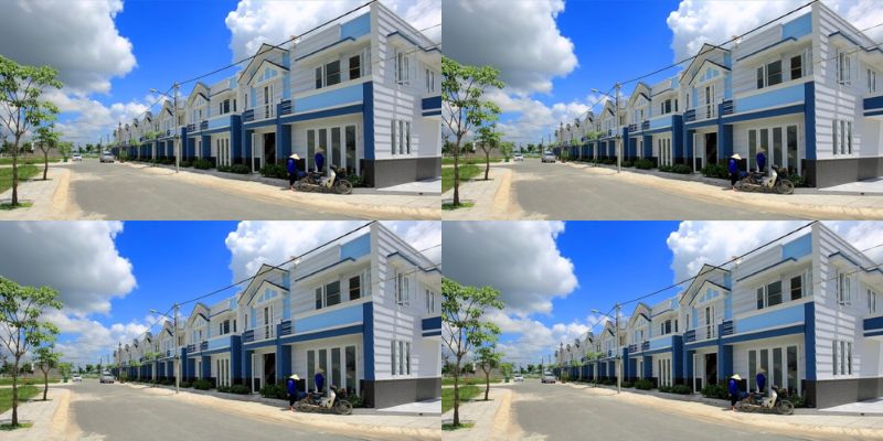 nhà phố xây sẵn Bà Điểm