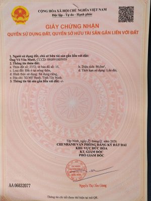 Nhà Mặt Tiền KDC Trần Anh - Giáp Hóc Môn