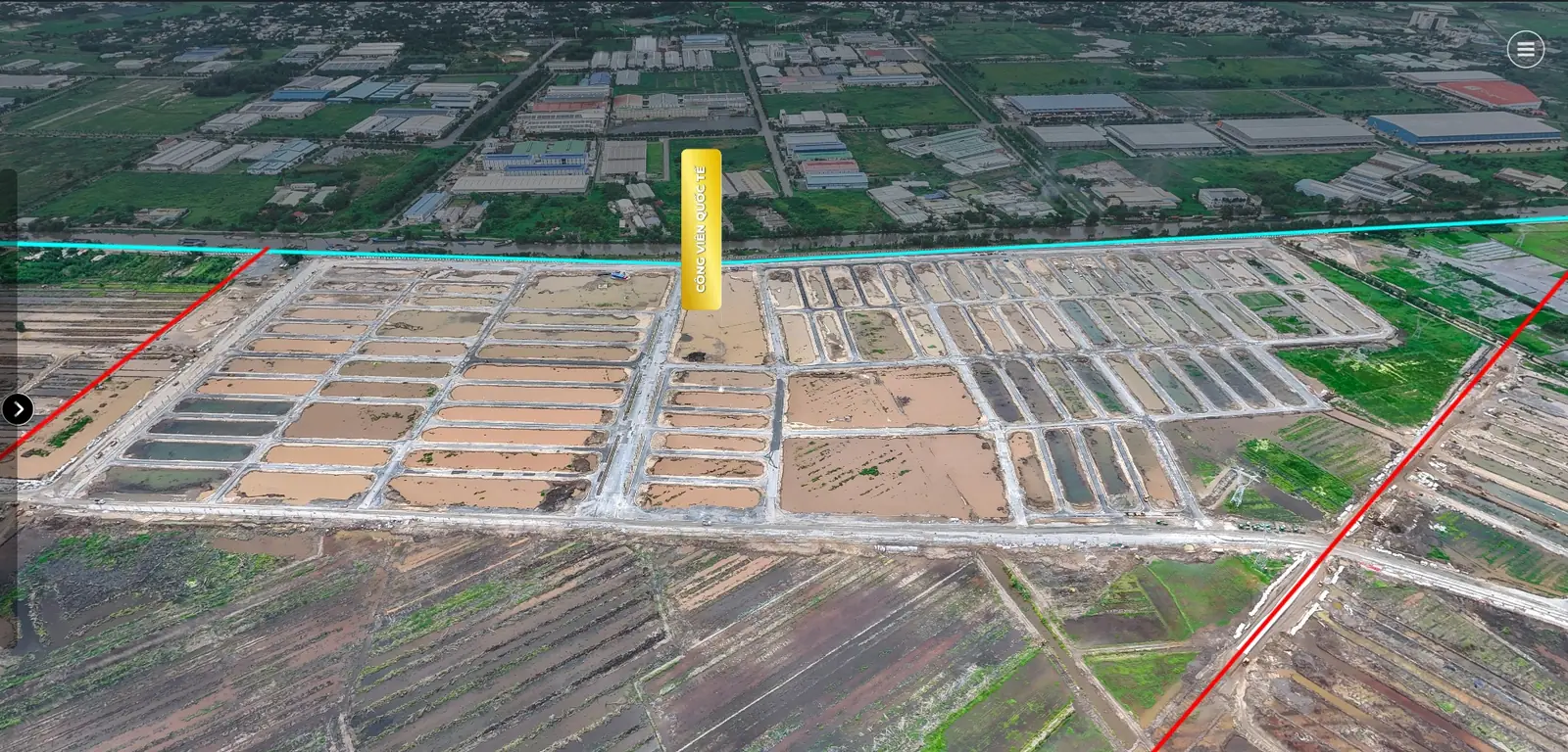 Toàn cảnh Vinhomes Hóc Môn nhìn từ trên cao