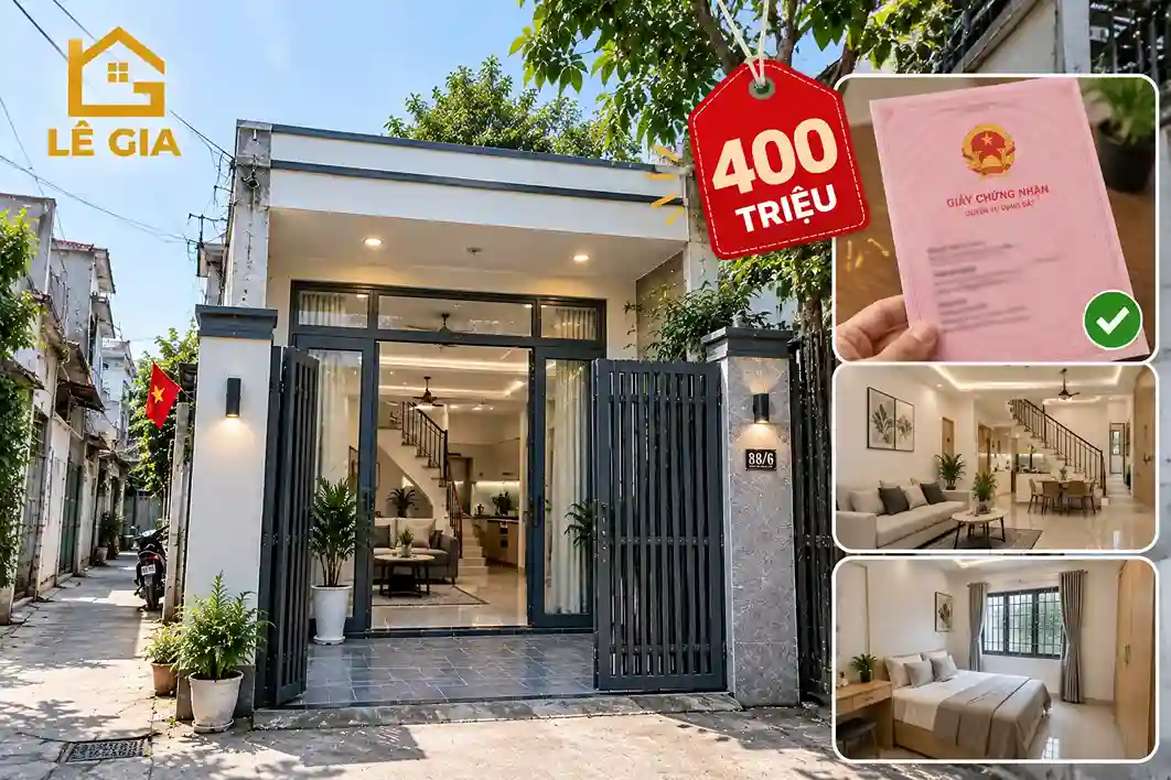 Tìm Nhà Hóc Môn Dưới 400 Triệu Nhà Nào Có Sổ Riêng