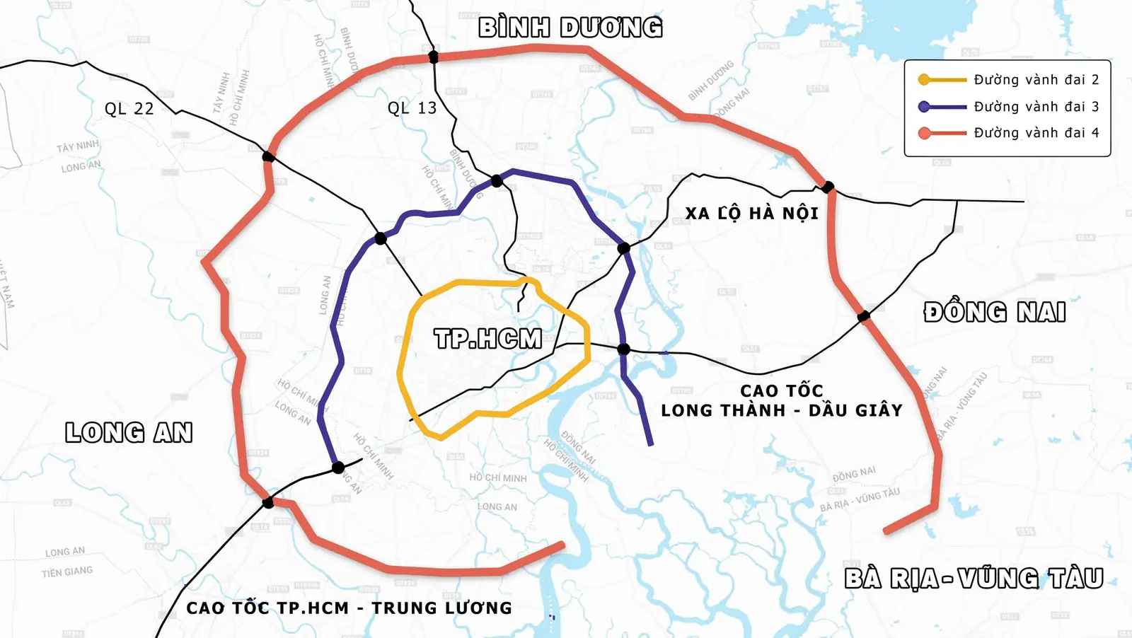 Vành đai 4 kết nối Vinhomes Hóc Môn